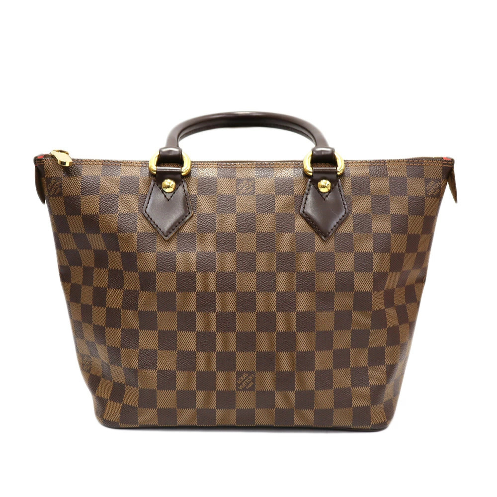 Louis Vuitton Damier Handbag Saleya Ebene Canvas